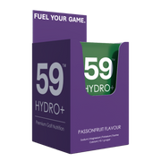 59 Hydro+ Passionfruit product sachet on a white background