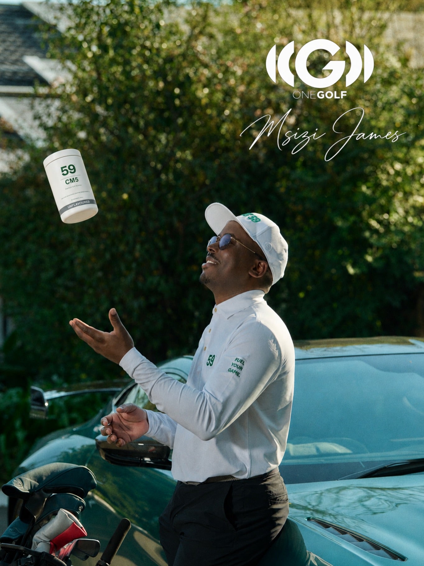 Msizi James with 59 CM5 at One Golf