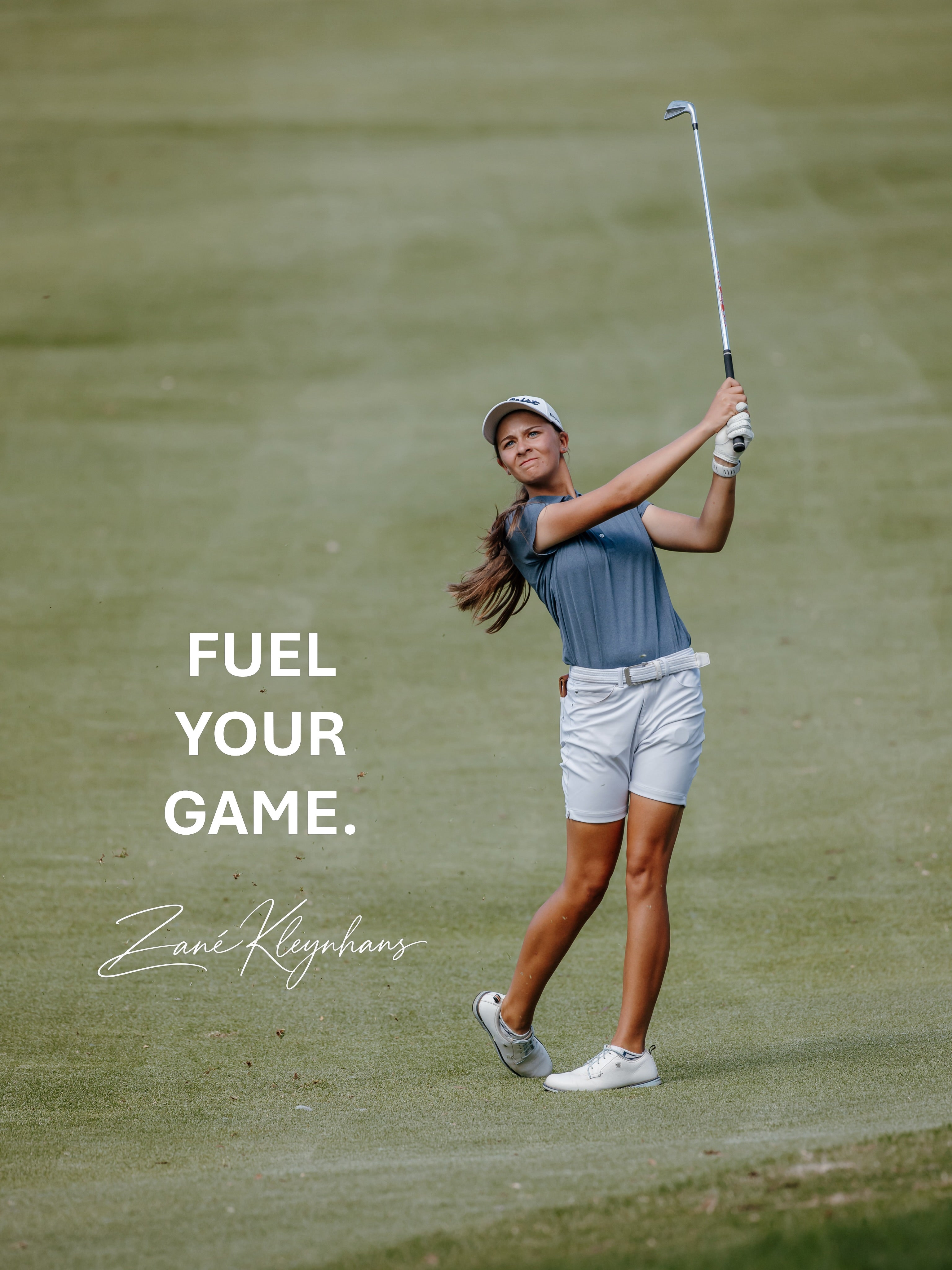 Zané Kleynhans in the 59 Fuel Your Game campaign