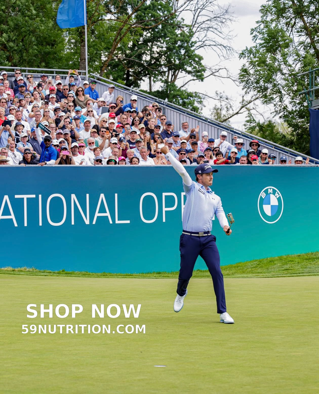 Michael Hollick in the 59 Nutrition Shop Now campaign